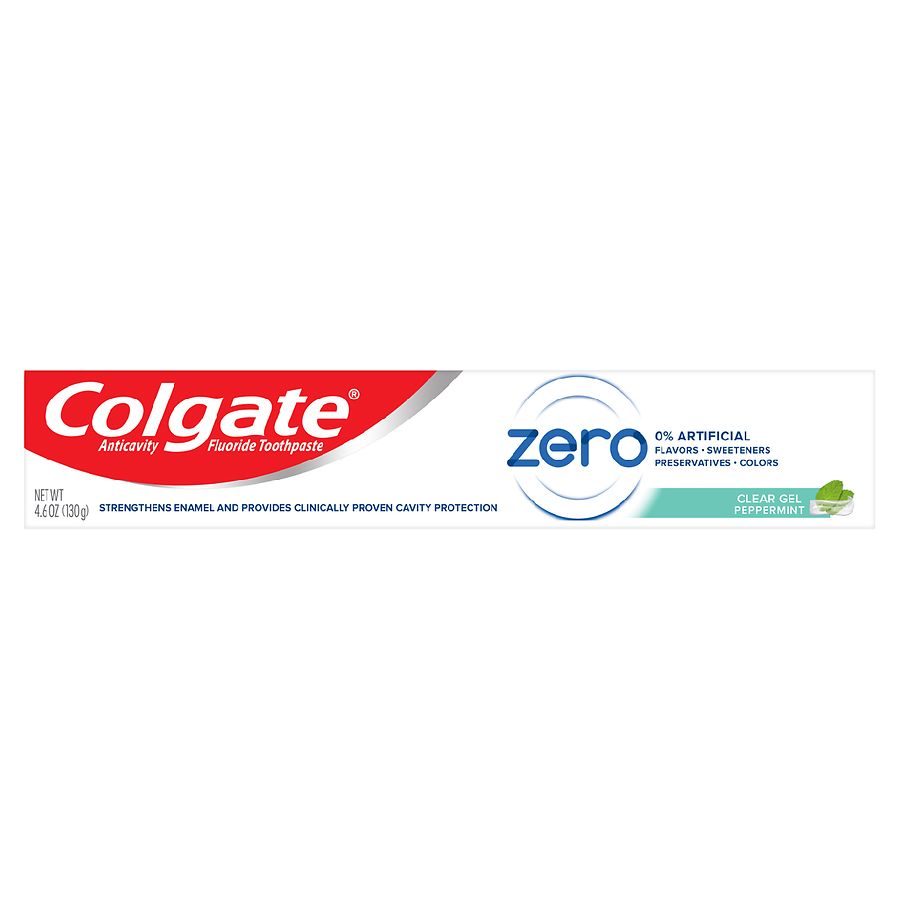 Colgate Zero Natural Toothpaste - Clear Gel Peppermint