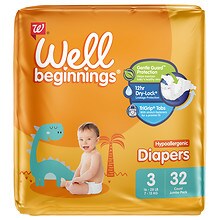 well beginnings diapers size 4