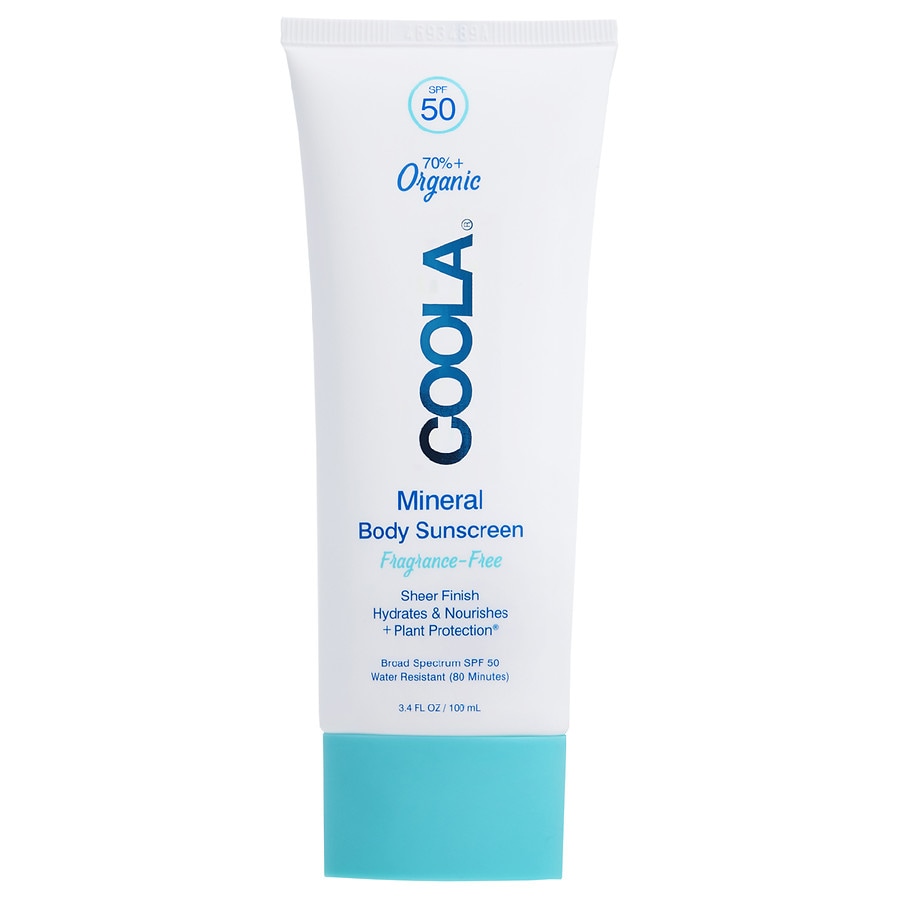  COOLA Mineral Body Organic Sunscreen Lotion SPF 50 Fragrance-Free - Travel Size 