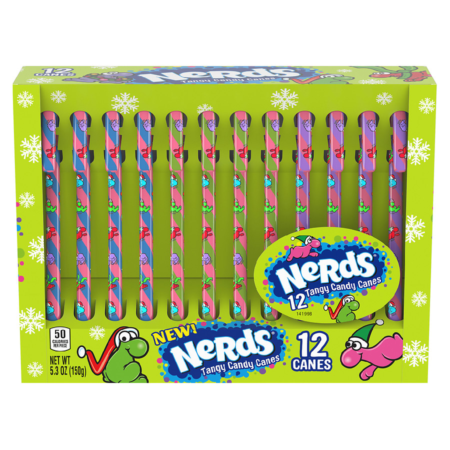 Nerds Candy Canes Fruit