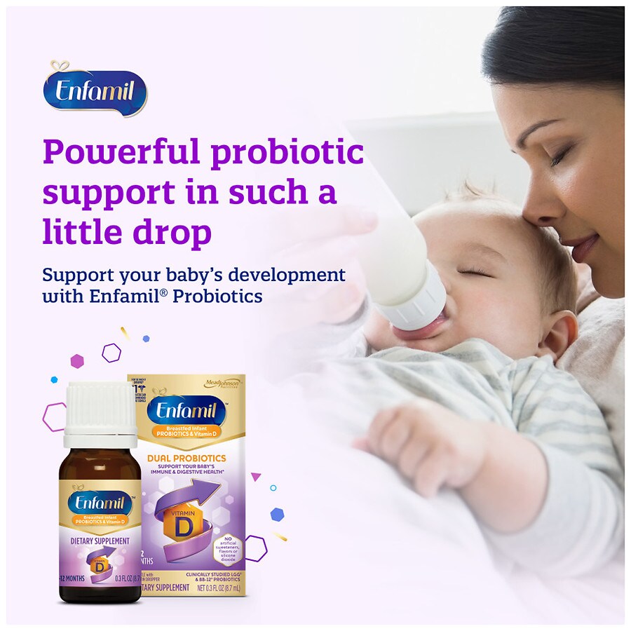 Enfamil Breastfed Infant Probiotics Vitamin D Dual Probiotic Walgreens