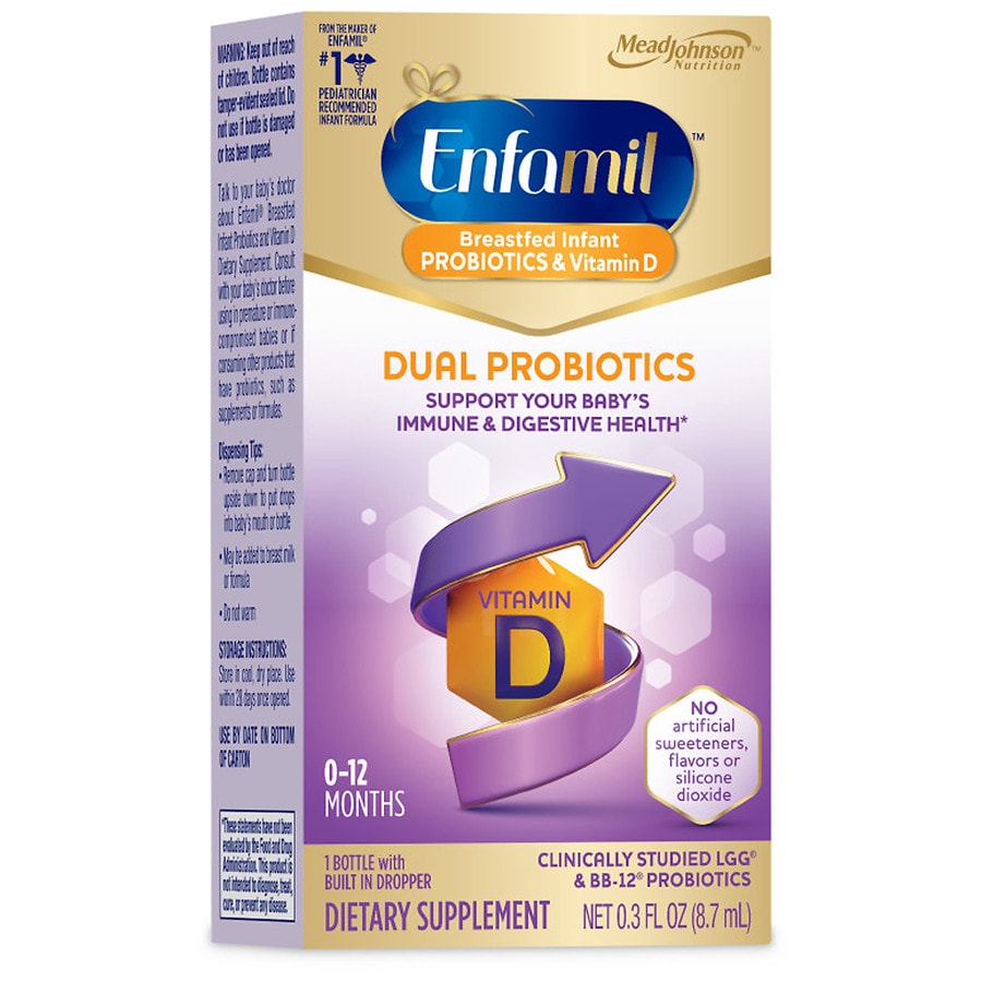 Enfamil Breastfed Infant Probiotics & Vitamin D Dual Probiotic