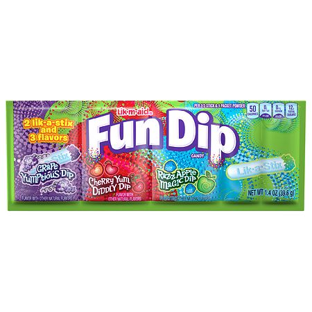 Fun Dip 3 Flavor Dip Pouch Walgreens