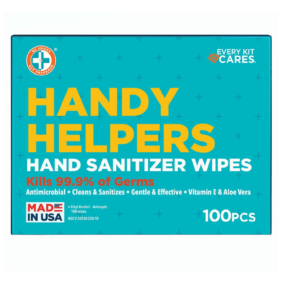  Be Smart Get Prepared Hand Sanitizer Wipes 