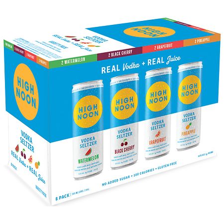 High Noon Sun Sips Hard Seltzer Variety Pack - 8pk/12 fl oz Cans (085000031513)