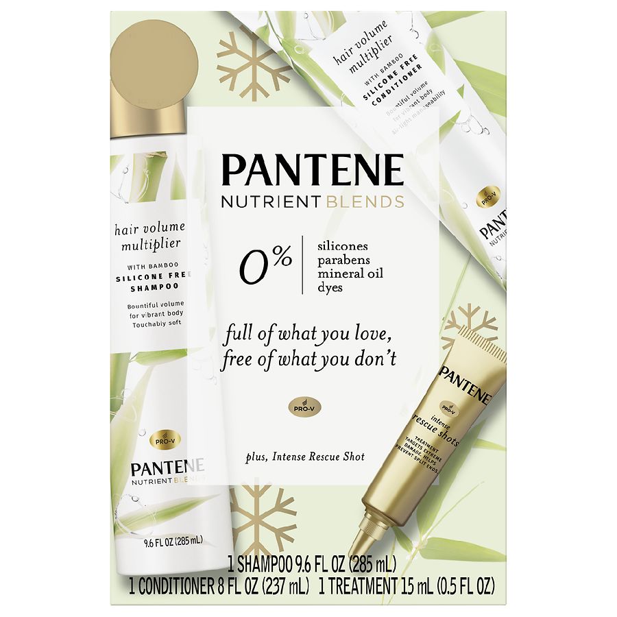 Pantene Hair Volume with Bamboo Holiday Pack