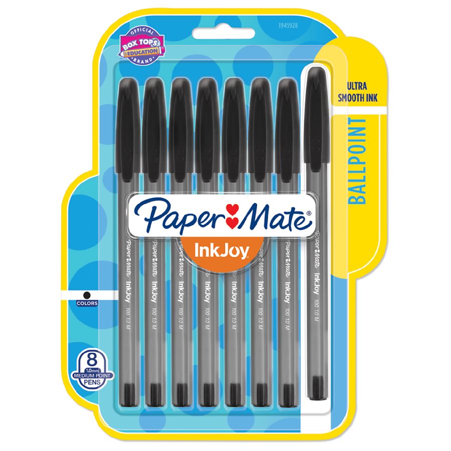 Paper Mate InkJoy 100st Ballpoint Pens Medium Point Black for sale online 