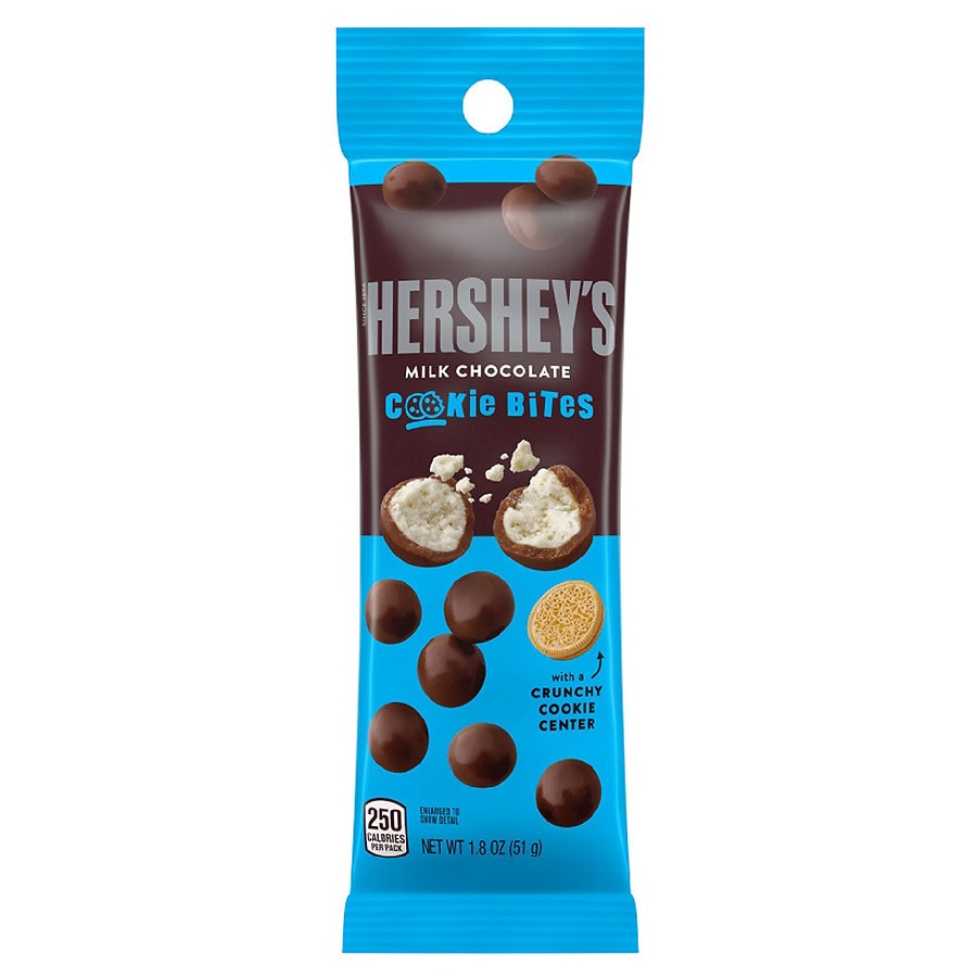  Hershey's Milk Chocolate Cookie Bites Tube 