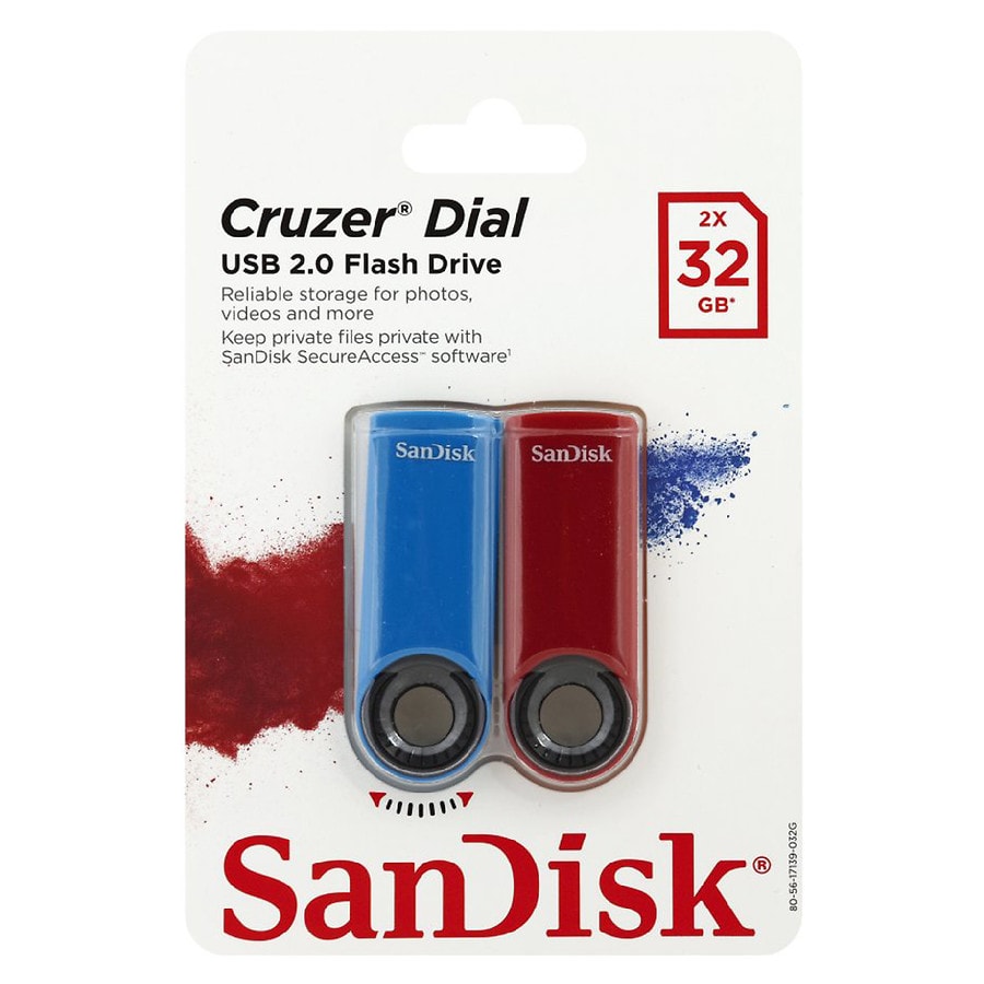  SanDisk Cruzer Dial USB 2.0 Flash Drive 