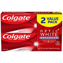 colgate optic white advanced teeth whitening toothpaste