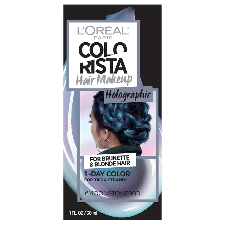 L'Oreal Paris Colorista Hair Makeup Temporary 1-Day Hair Color Moonstone 800 (for blondes and brunettes)