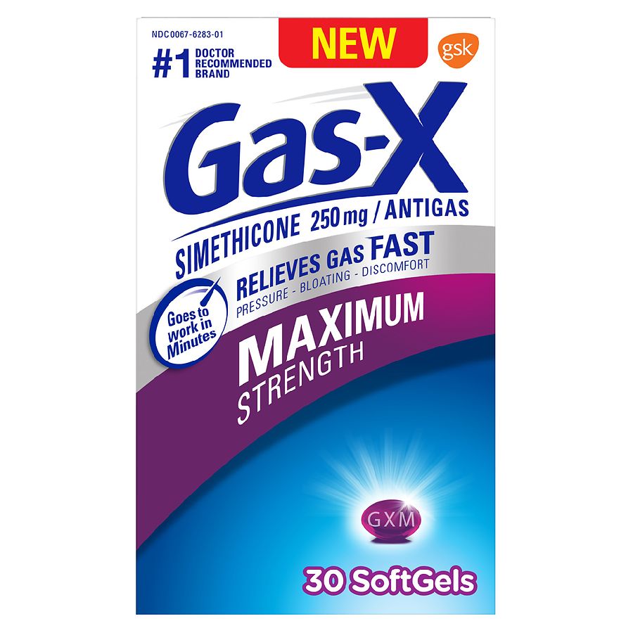 Photo 1 of Gas-X Maximum Strength Gas Relief Softgels with Simethicone 250 mg - 30 Count
EXP MARCH 2023