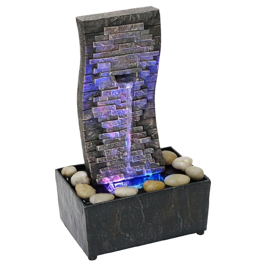 Modern Expressions LED Slate Wall  Fountain