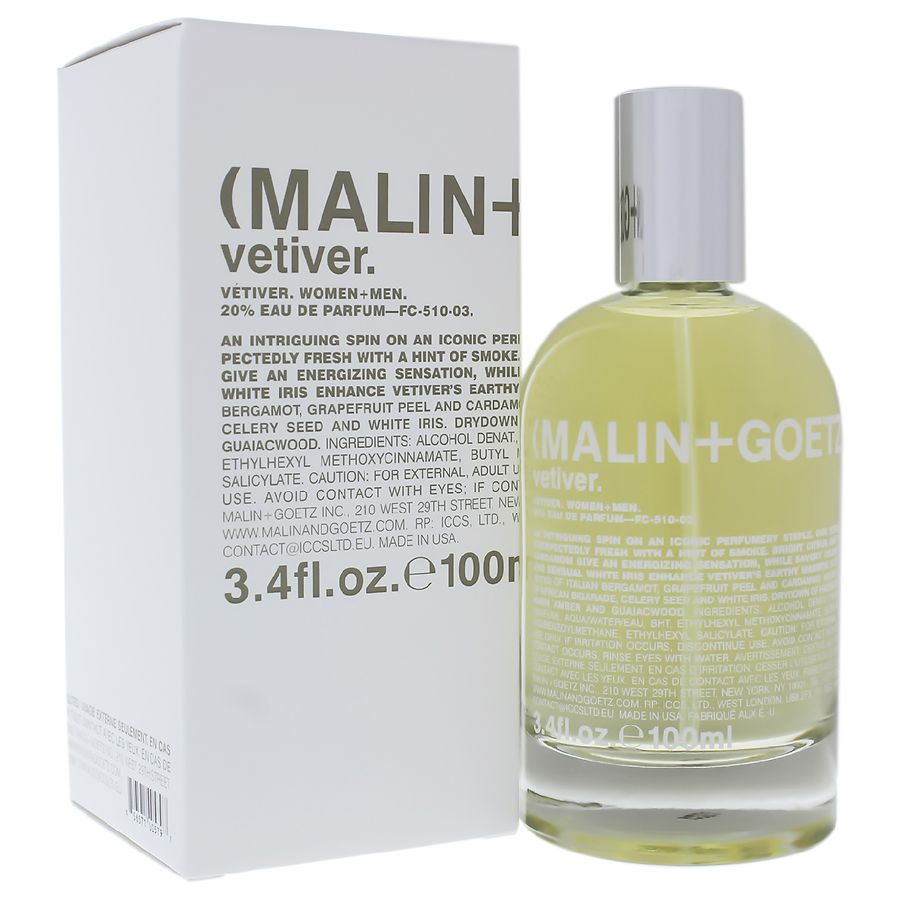 MALIN+GOETZ Vetiver Eau de Parfum Spray, Unisex