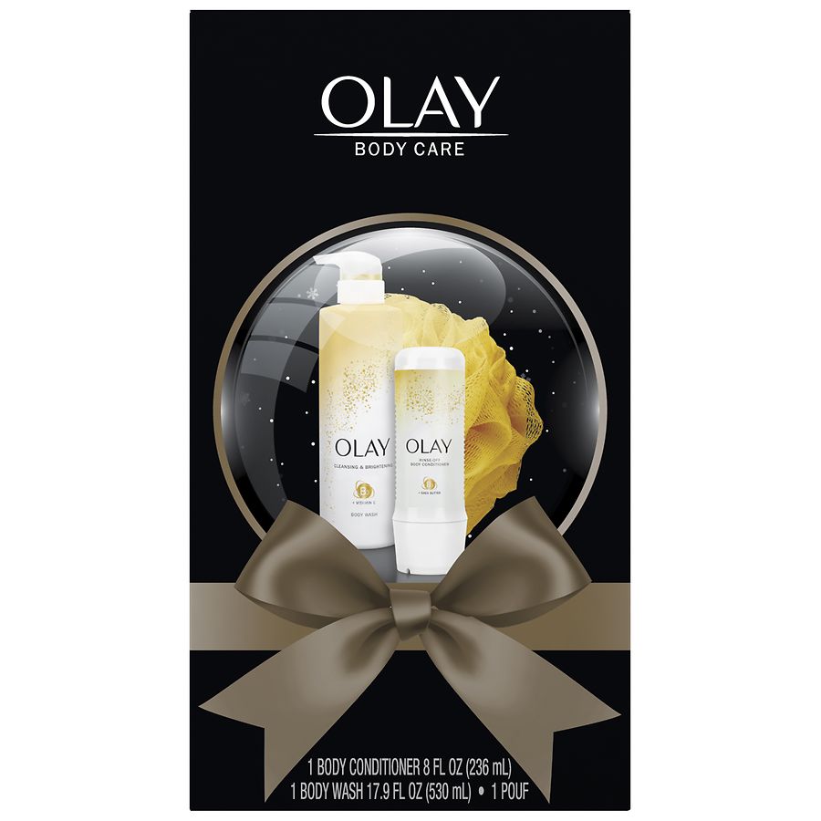Olay Holiday Pack Premium Regimen with Pouf 2020