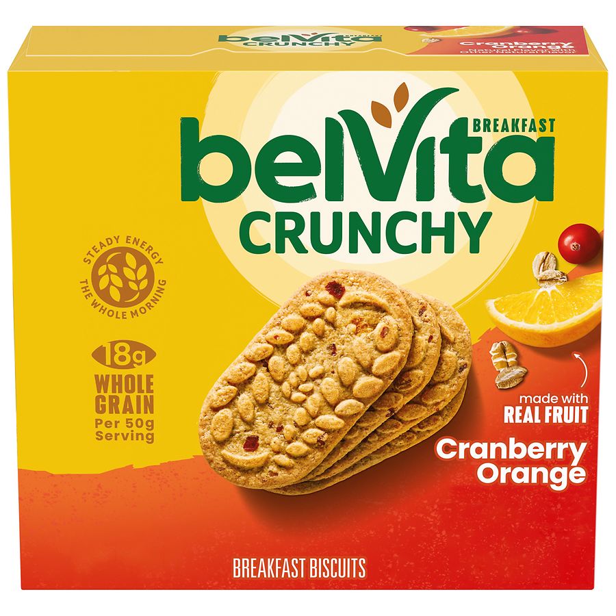 Photo 1 of belVita Breakfast Biscuits, Cranberry Orange, 8.8 Ounce (Pack of 4)
bb - dec - 14  - 2022 