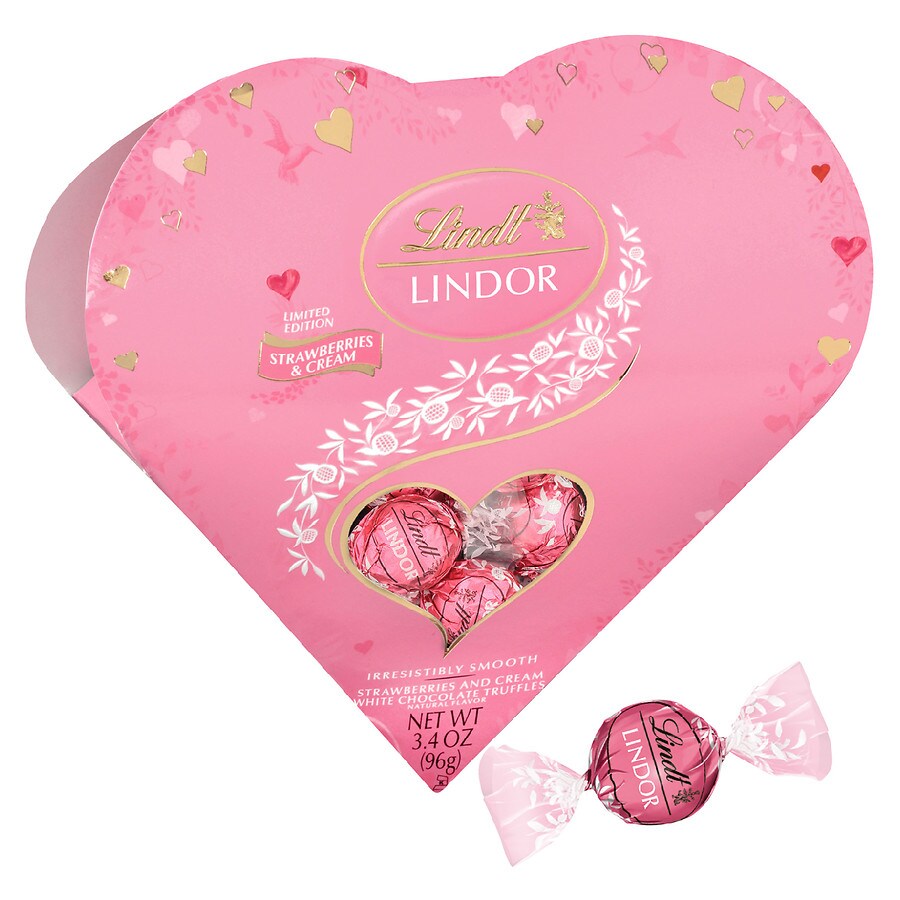 Lindor Strawberries & Cream Friendship Heart