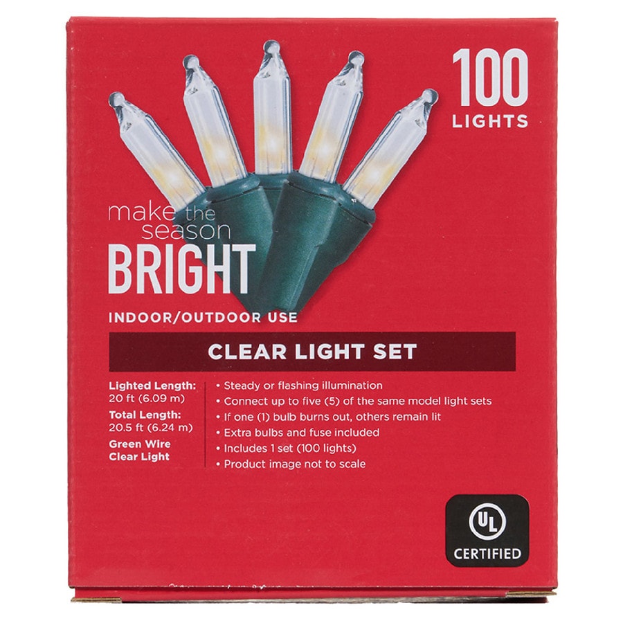 Festive Voice Clear Light Set 100 Ct