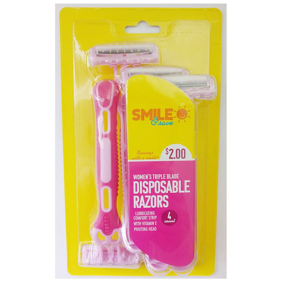 Smile & Save Triple Blade Women's Razor