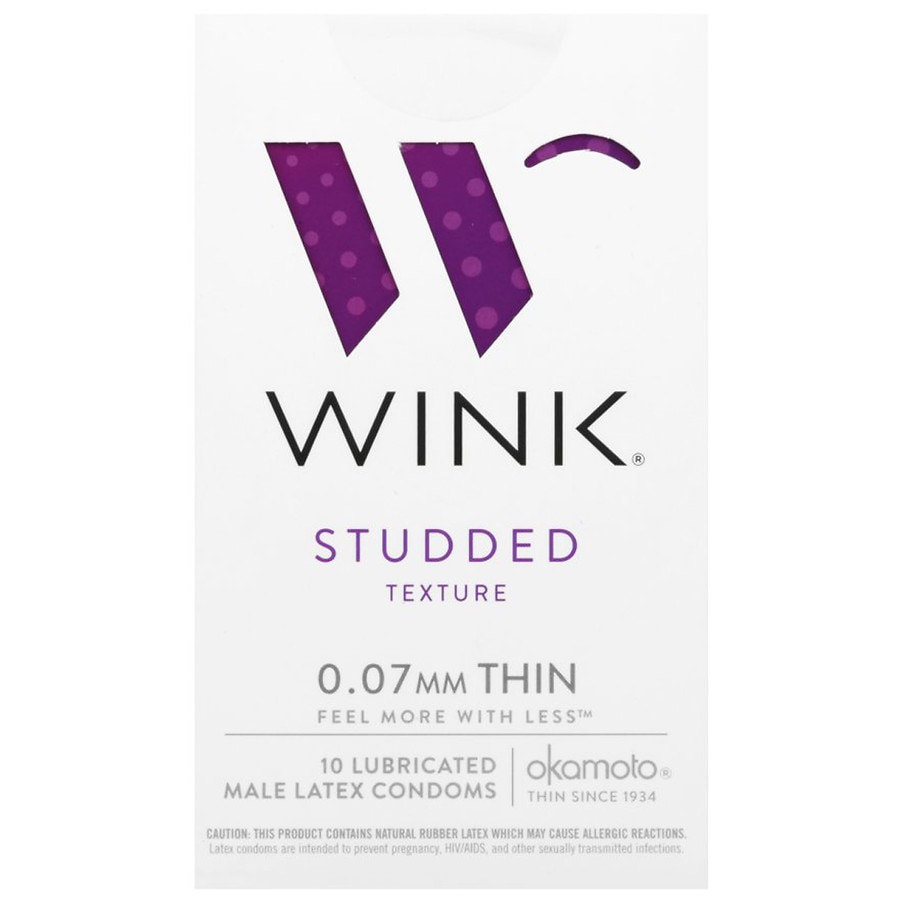  Wink Studded Condom 