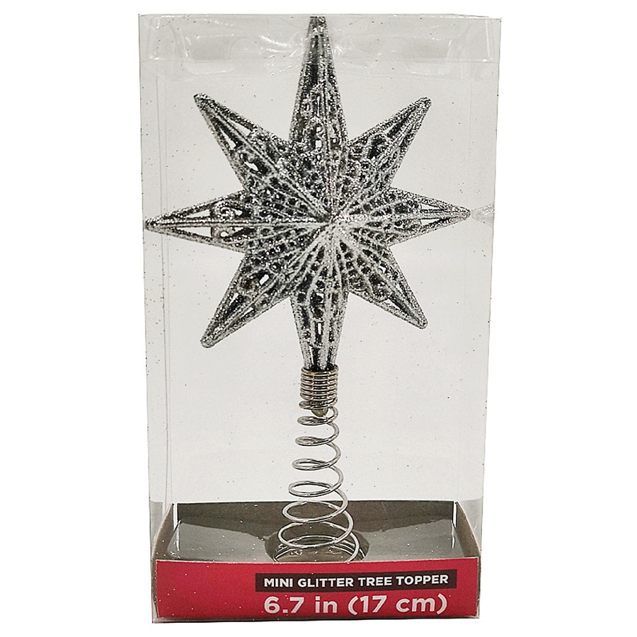 Festive Voice Tree Topper Assortment Silver