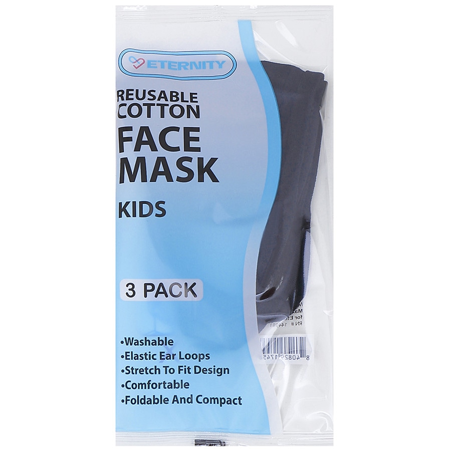  CandyRific Kid's Black Face Masks 