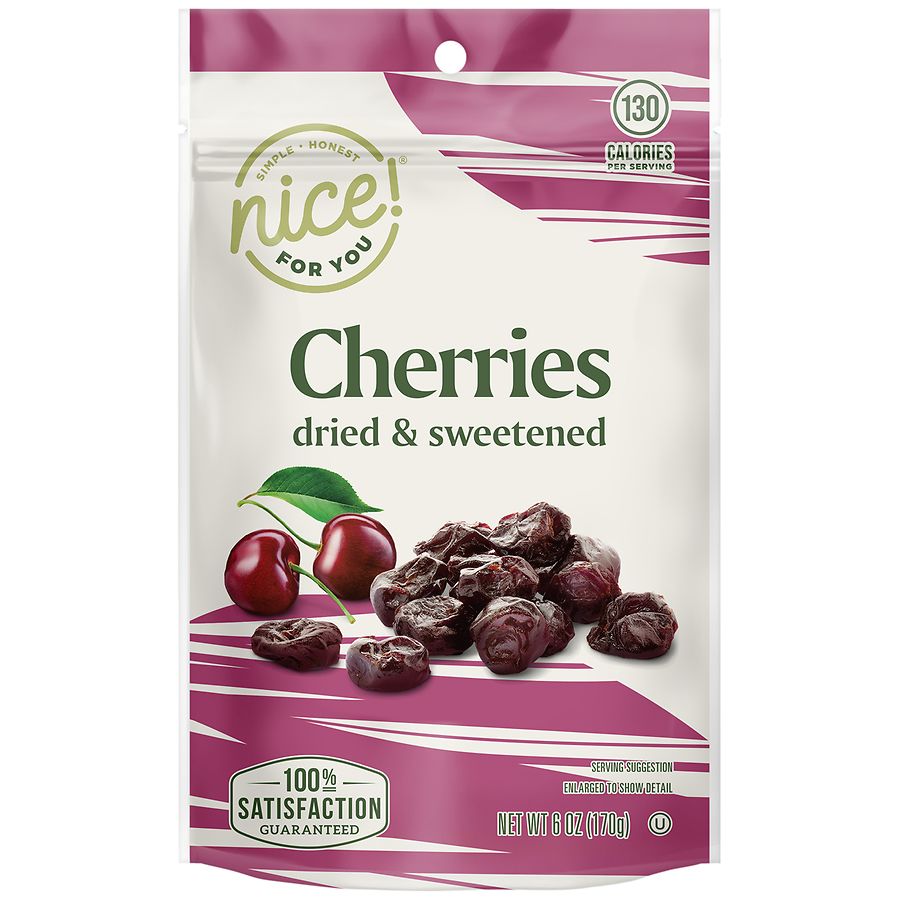 Nice! Dried Tart Cherries Sweetened Pitted Pouch