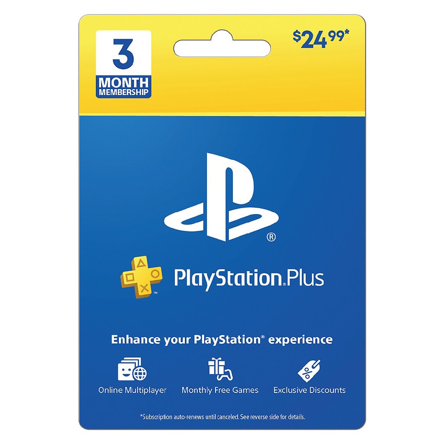 ps4 ps plus gift card