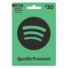 Spotify visa gift card