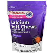 Walgreens Mg Calcium Soft Chews With Vitamin D K Walgreens