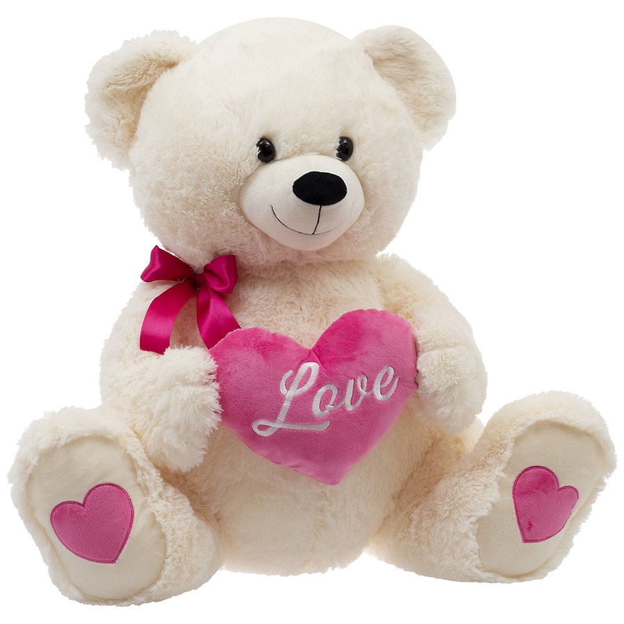  Walgreens 21 inch Teddy with heart 