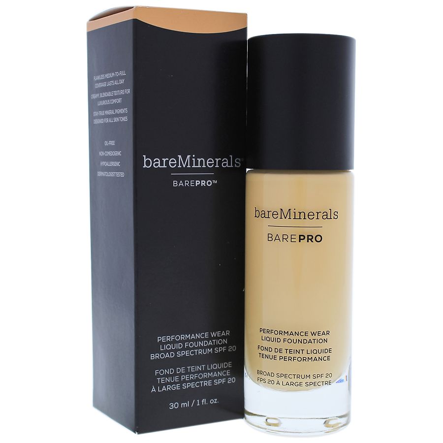  bareMinerals Barepro Performance Wear Liquid Foundation SPF 20, Camel 17 