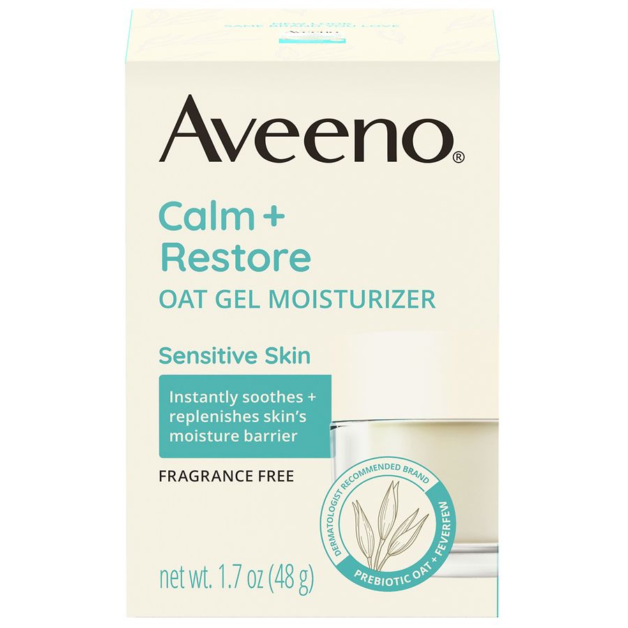 Photo 1 of Calm + Restore Oat Gel Face Moisturizer, Sensitive Skin