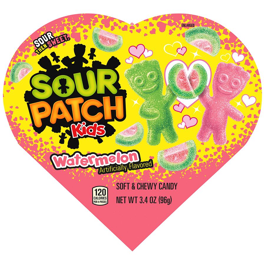 Sour Patch Kids Watermelon Valentines Heart