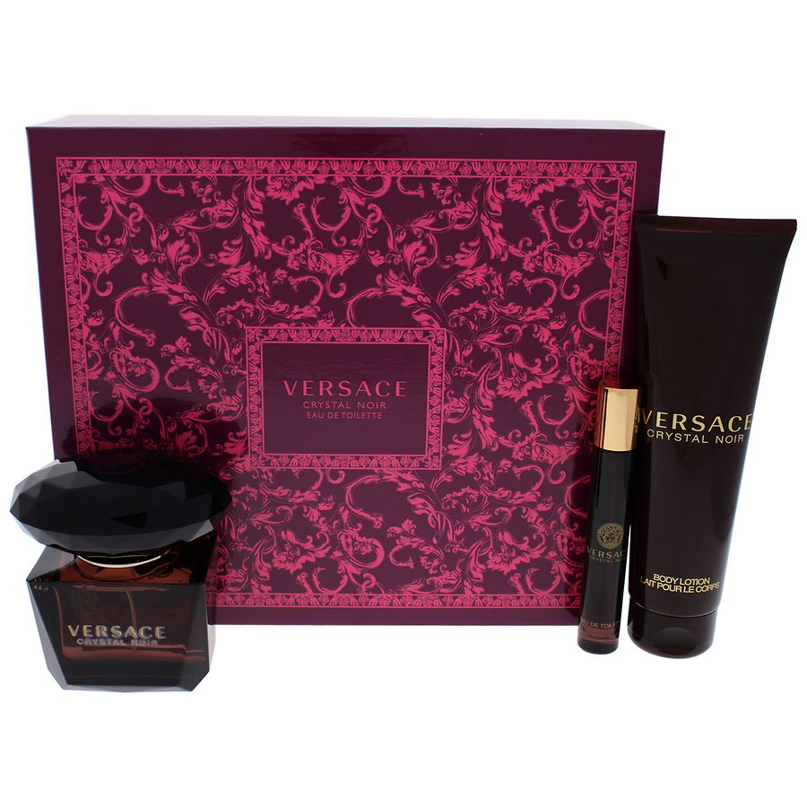  Versace Crystal Noir 3-Piece Gift Set 