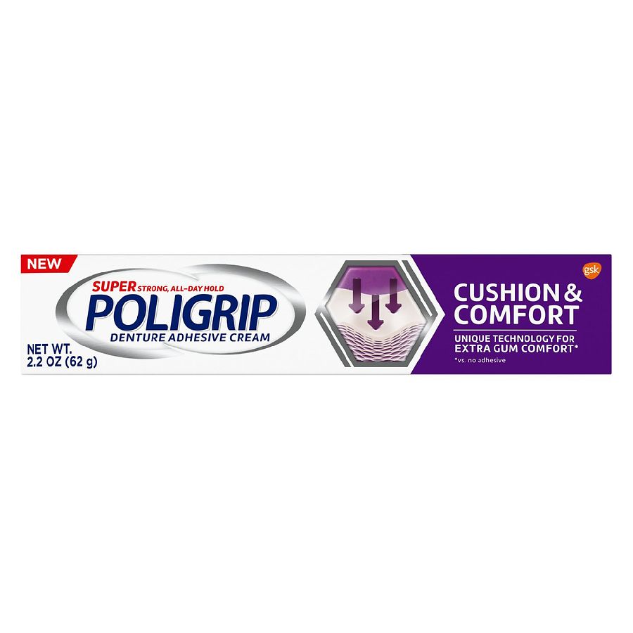 Super Poligrip Denture Adhesive Cream Unflavored