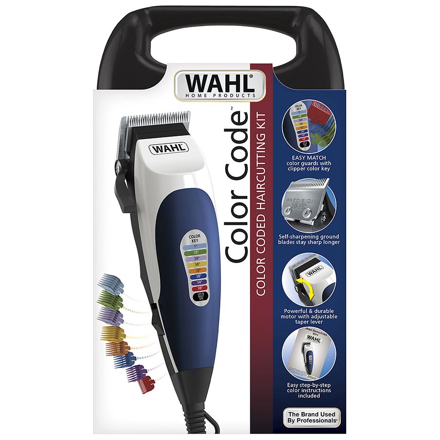 wahl color coded haircutting kit