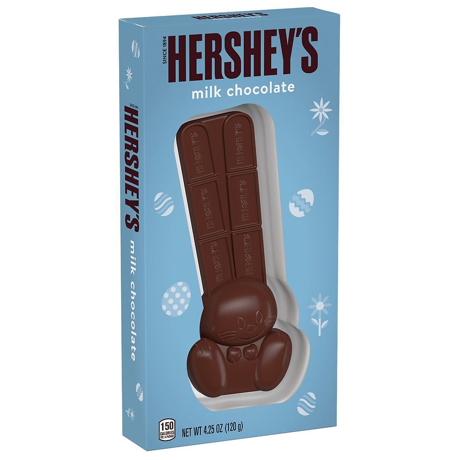 Hershey's Bunny Candy Bar, Easter Solid Milk Chocolate