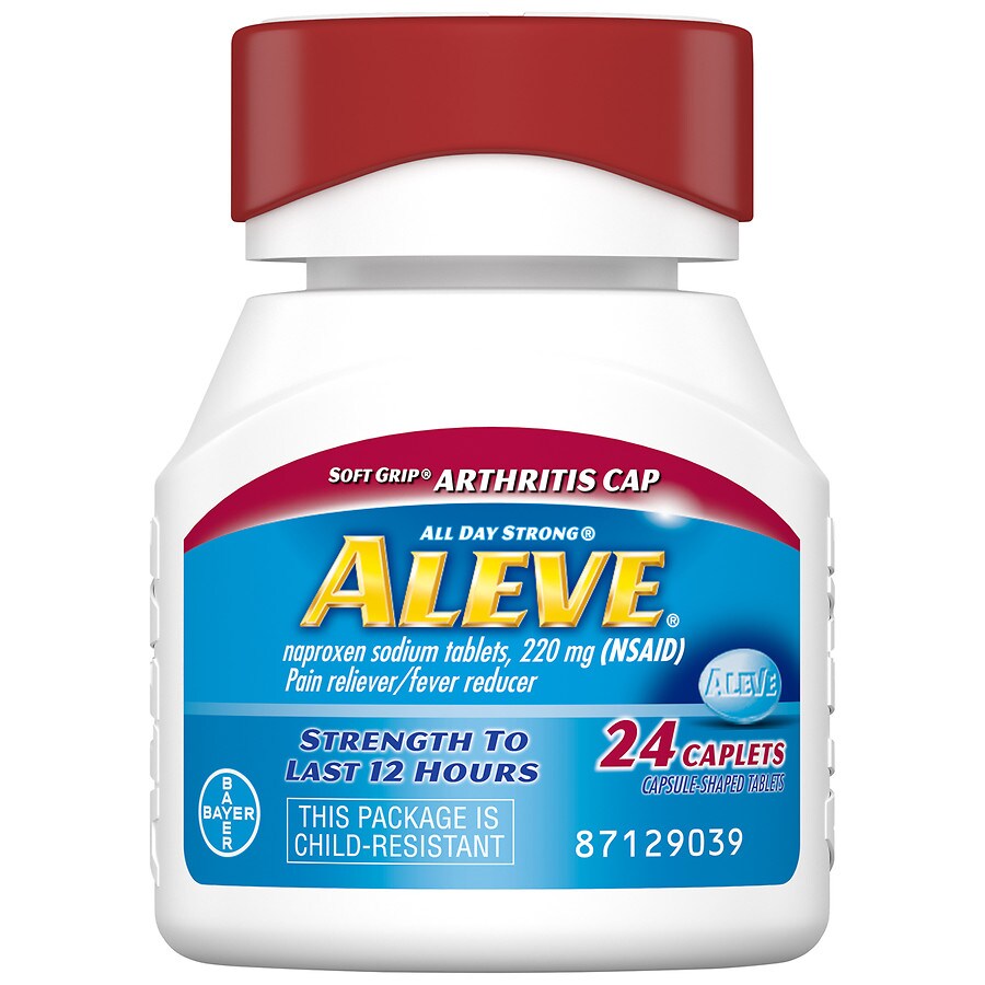 Aleve Easy Open Arthritis Cap Caplets, Naproxen Sodium 220 mg