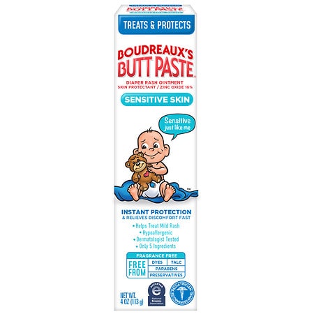 Boudreaux S Butt Paste Sensitive Skin Diaper Rash Ointment Walgreens