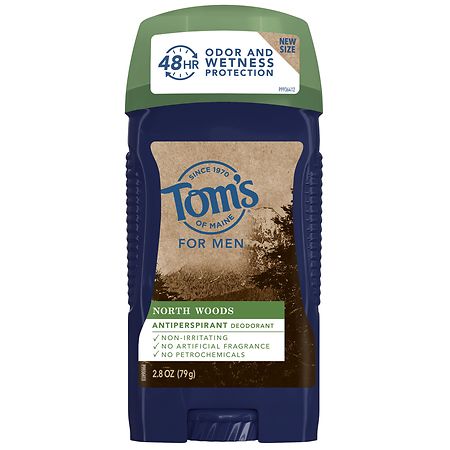 Tom s of Maine Men s Antiperspirant  North Woods  2.8 Ounce