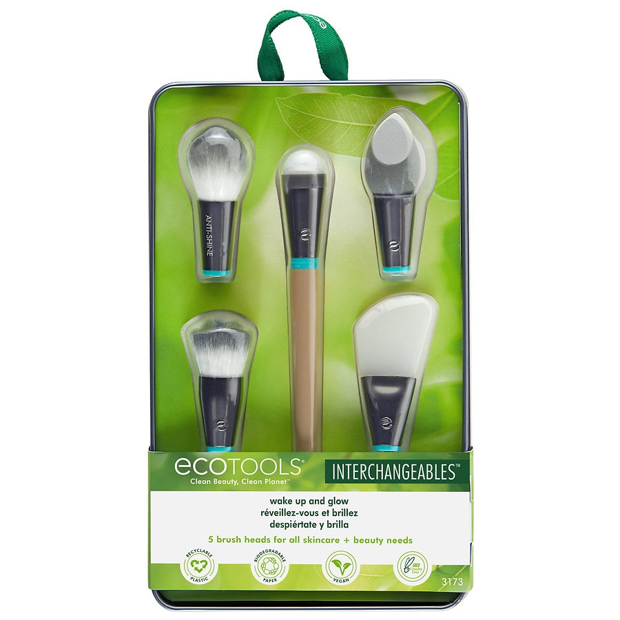 EcoTools Wake Up & Glow Interchangeables Makeup Brush Kit