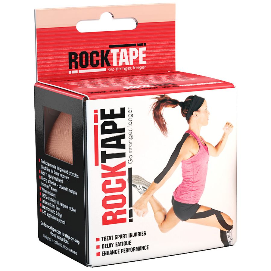 RockTape Highly Water-Resistant Kinesiology Tape