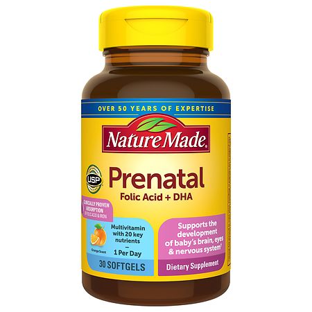 Nature Made Prenatal Multi + DHA Softgels - 30.0 ea