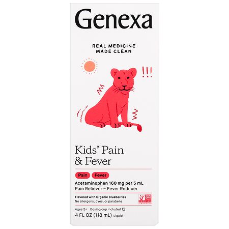 Genexa Children s Acetaminophen Oral Suspension  4 oz. Ages 2-11.