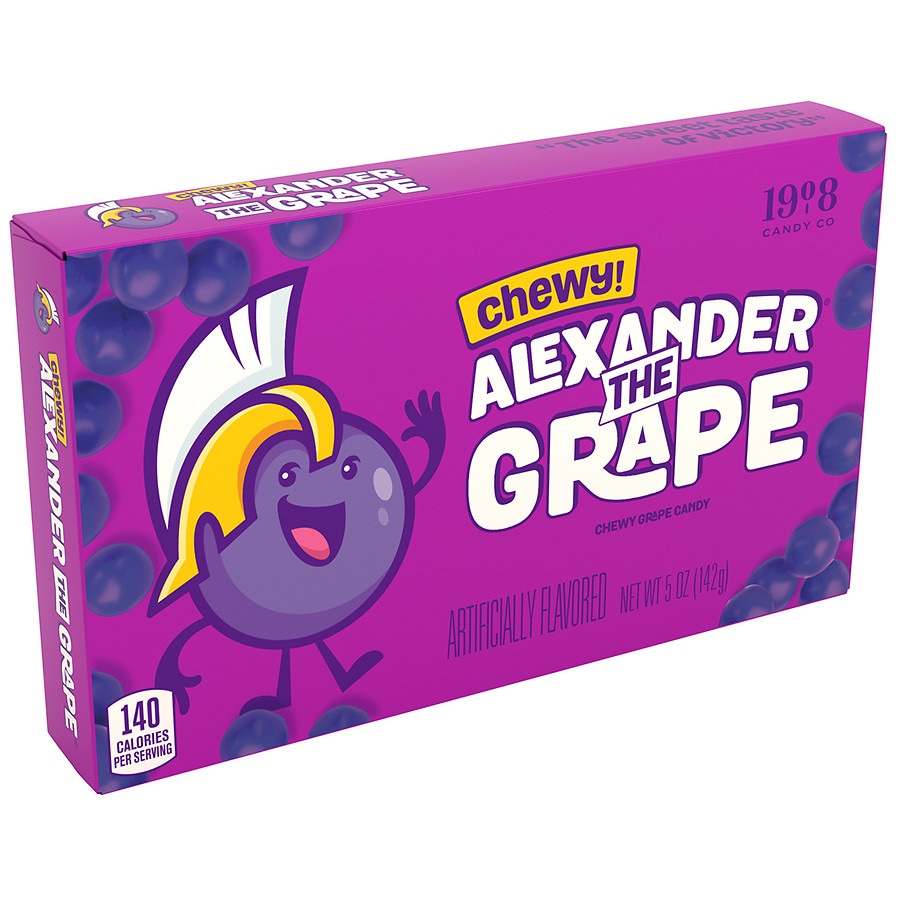 1908 Candy Alexander The Grape Chewy Candy