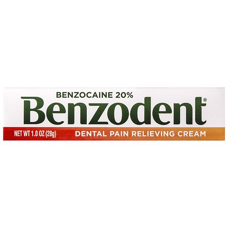 benzodent denture cream