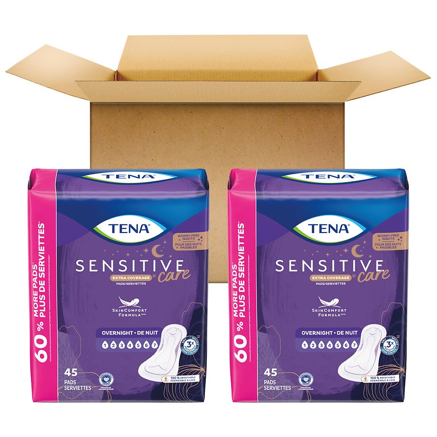 Tena Serenity Intimates Overnight Absorbency Incontinence Pad For Women