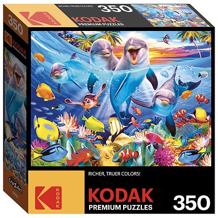Kodak Playful Dolphins Puzzle by Howard Robinson 350 pieces