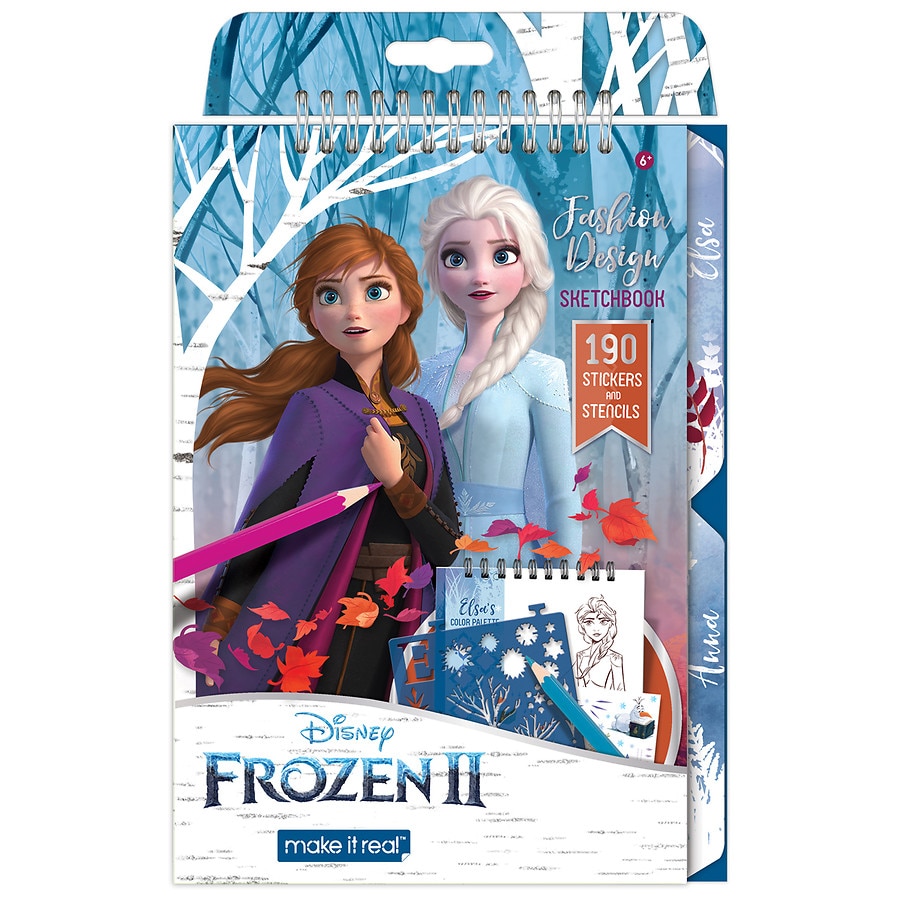  Disney Frozen 2 Fashion Sketchbook 